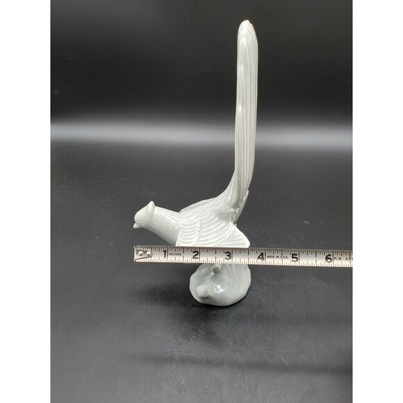 Blue Jay Bird Ceramic Figurine Gray Color #1307 Mid-Century Modern NICE!! - Picture 8 of 11